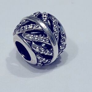 Pandora Retired Light as a Feather Charm